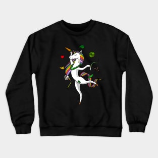 Unicorn Vegan Magical Vegetarian Crewneck Sweatshirt